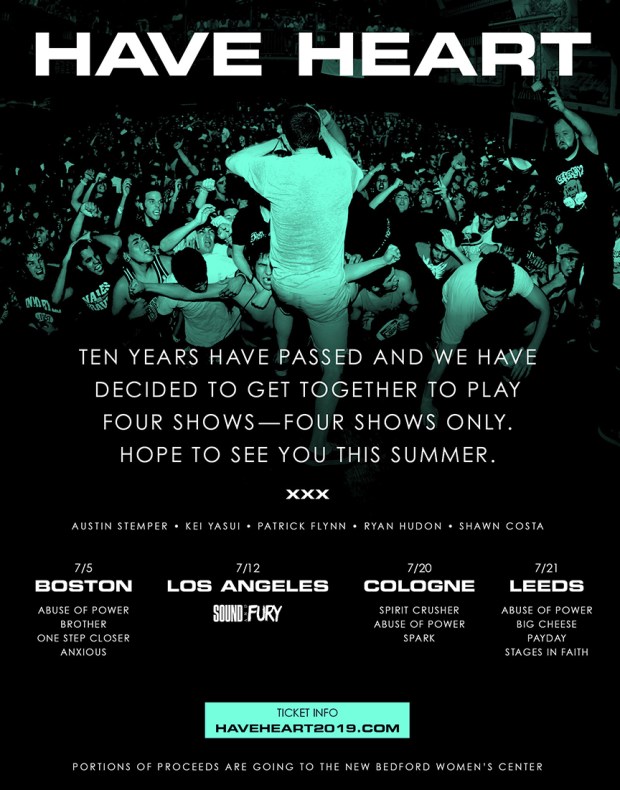 Several years later, when she mentioned to doover1 that doover2 was learning to fly fish, d1 told me to take d2 to the river and show him what little i knew about fly fishing. Have Heart Announce Four Reunion Shows This Summer Bridge Nine Records
