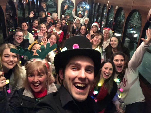 The tour includes visits with santa, holiday performances, tree lightings and more, led by mayor michelle wu. Boston Private Christmas Party Holiday Lights Trolley